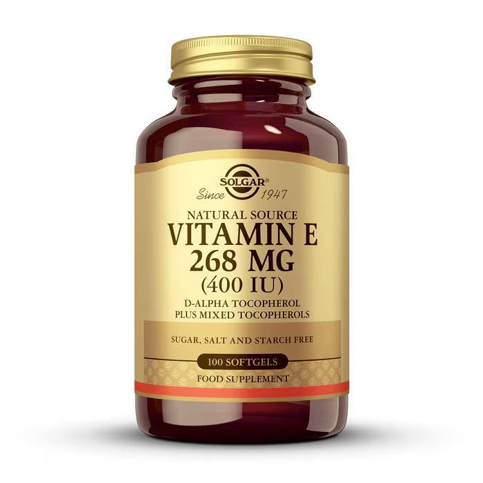 Vitamina E 400 UI (268 mg) - 100 cápsulas blandas