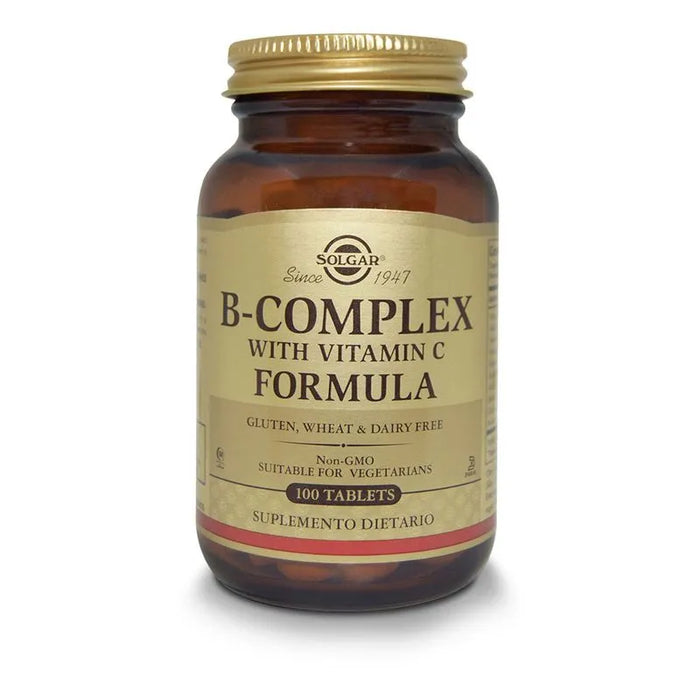 B-Complex with Vitamin C - Solgar 100 Tabletas
