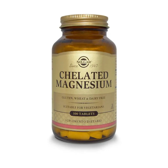 Chelated Magnesium - Solgar 100 Tabletas