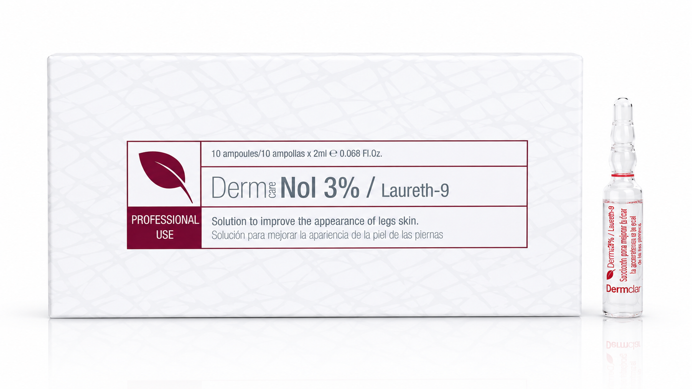 DERM NOL 3% LAURETH-9 10 VIALES * 2ML