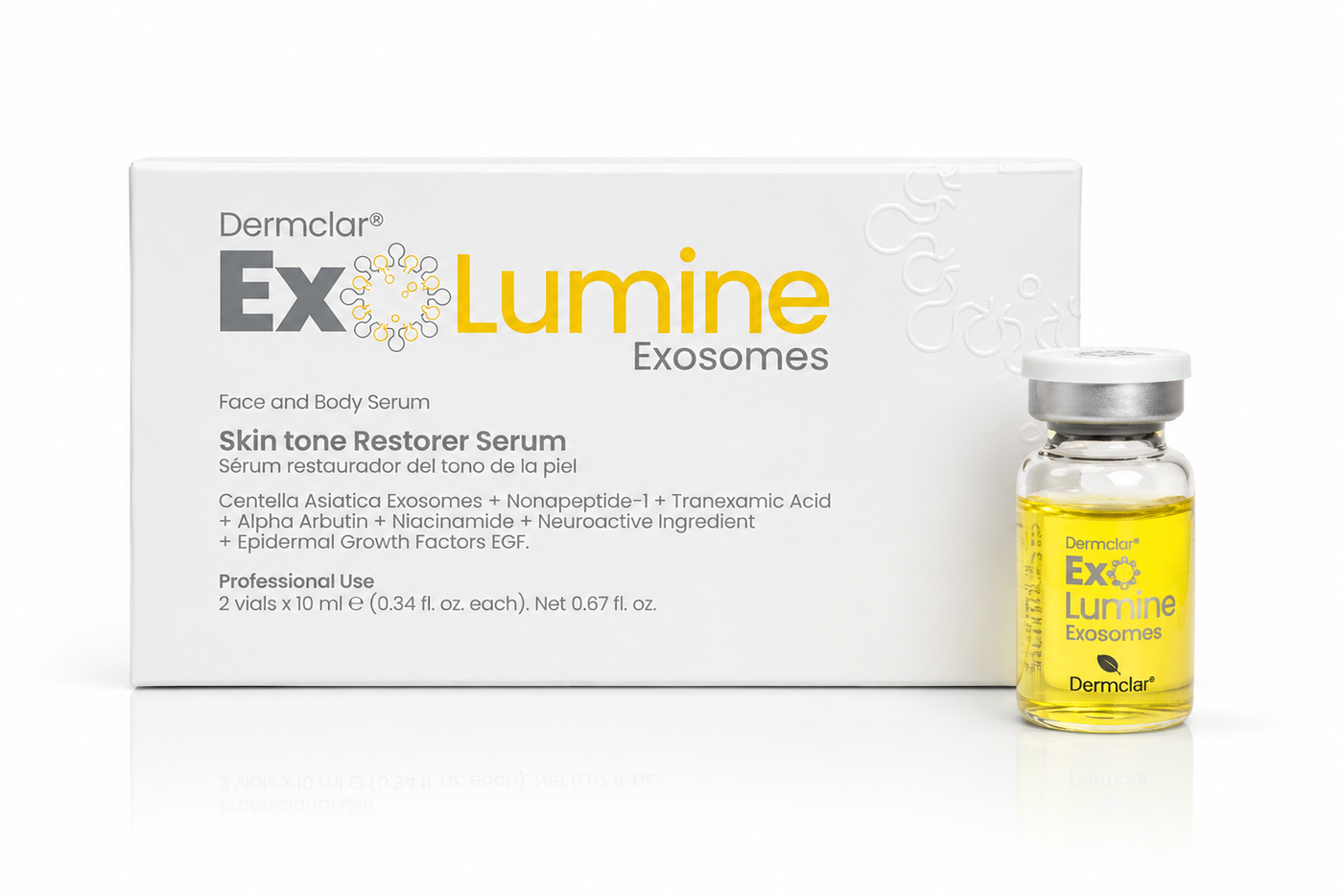 DERMCLAIR EXO LUMINE 2 VIALES * 10ML
