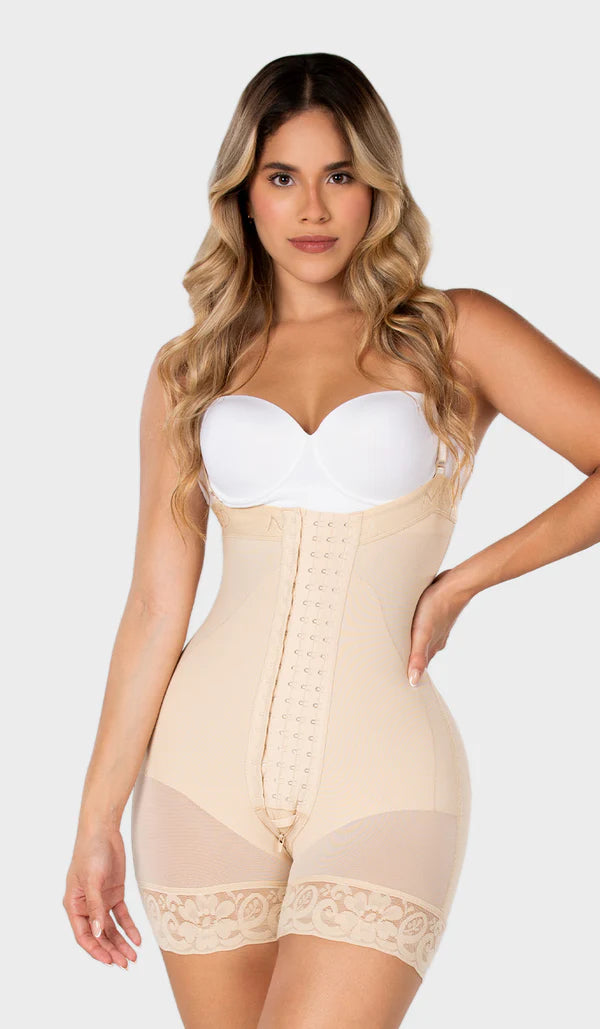 F-00466 - Faja Corta Strapless 4 Niveles