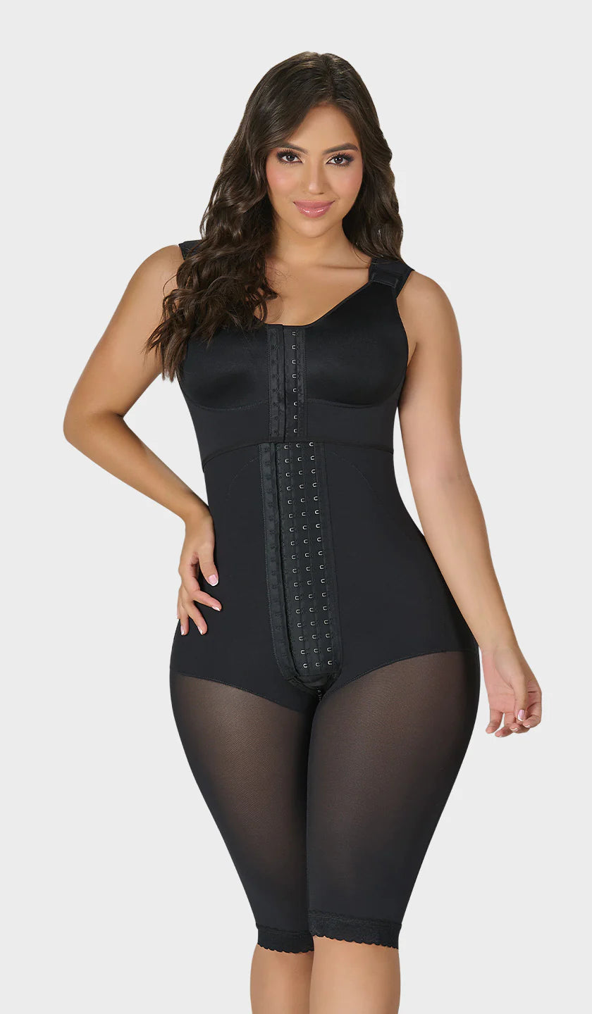 F-00470- Faja tipo reloj de arena® con brasier sobrepuesto