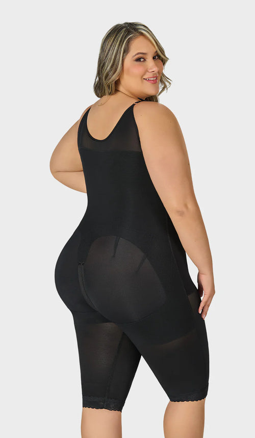 F-0078- Faja larga con refuerzo abdominal
