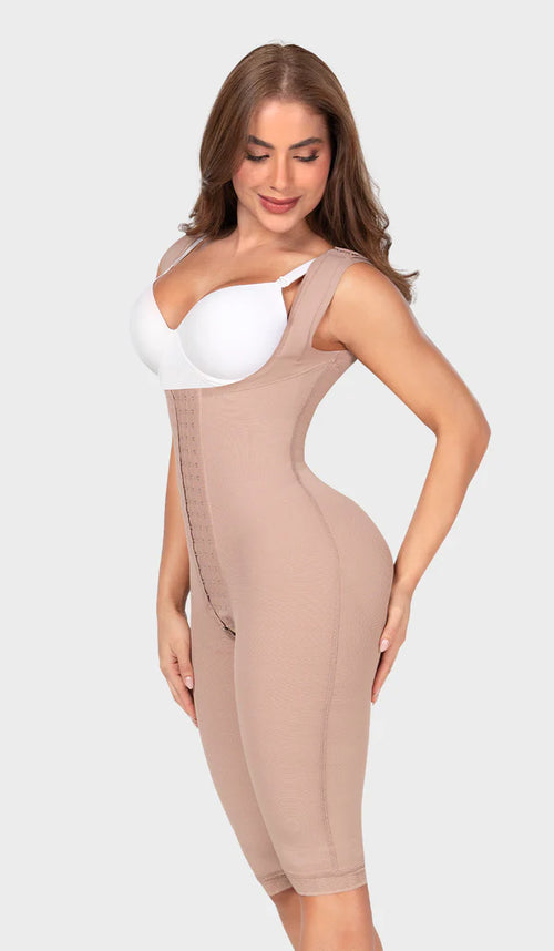 F-30475 - Faja larga espalda cubierta realce invisible