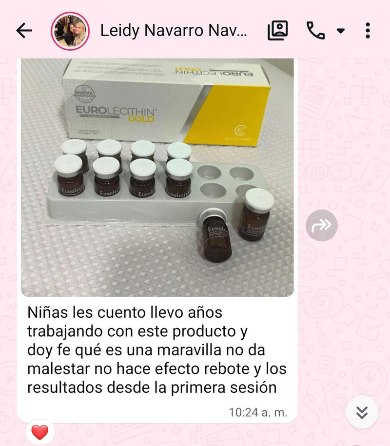 Testimonio de cliente EUROLECITHIN GOLD - 6 VIALES * 10 ML