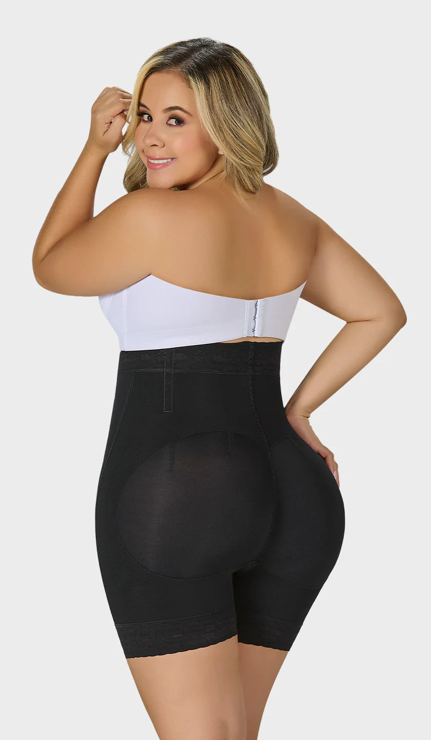 SXA-0327- Short corto con talle extra alto