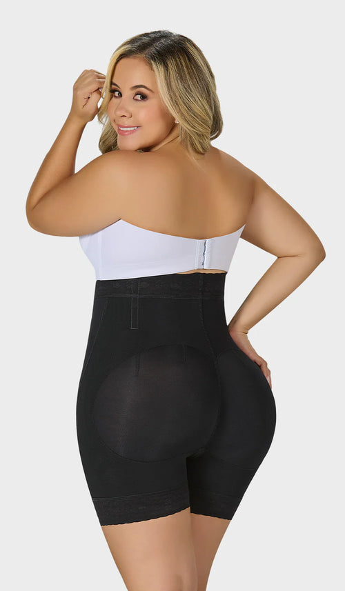 SXA-0327- Short corto con talle extra alto