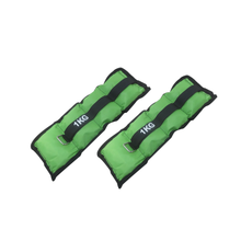 PESAS DE TOBILLO X 2 UNIDADES 1KG VERDE
