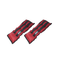 PESAS DE TOBILLO X 2 UNIDADES 2KG ROJO