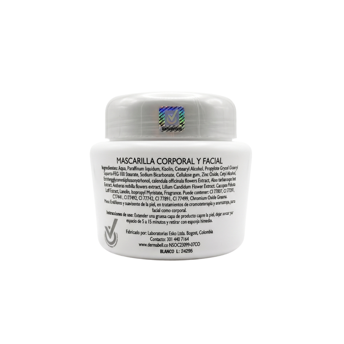 Mascarilla Colormask Crema- Blanco 500g