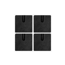 ELECTRODOS CARBONADOS NEGROS 4.5CM X 5CM