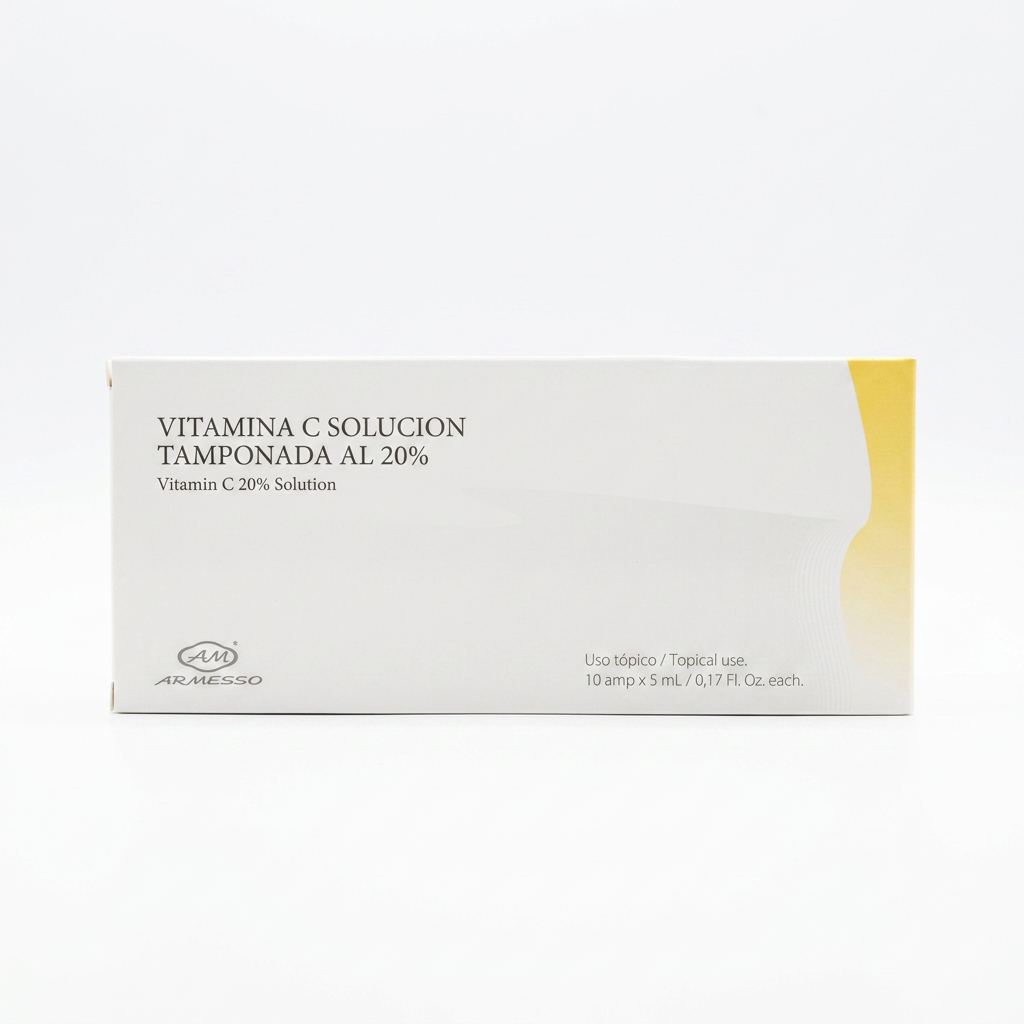 Vitamina C Solución Tamponada 20% 10 ampollas * 5ML
